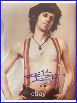 Keith Richards Signed oversized photograph