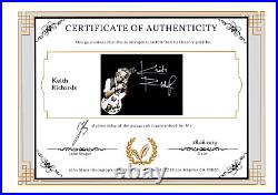 Keith Richards (The Rolling Stones) Autograph (Autograph) + COA