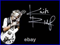 Keith Richards (The Rolling Stones) Hand Signed Autograph + COA