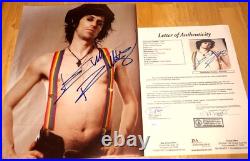 Keith Richards The Rolling Stones Let It Bleed Signed 11x14 Photo JSA Letter E1
