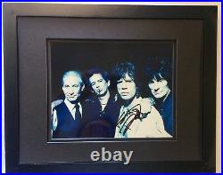 Keith Richards / The Rolling Stones Signed Autographed Photo Framed TODD M COA