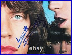 Keith Richards The Rolling Stones Signed Black And Blue Album Cover BAS #AE02797