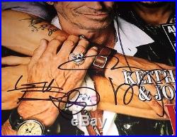 Keith Richards and Johnny Depp Signed 11x14 Rolling Stone Photo with proof