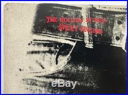 Keith Richards rolling stones signed album sticky fingers lp autographed