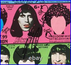 Keith Richards signed Album Rolling Stones Some Girls lp