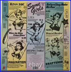 Keith Richards signed Album Rolling Stones Some Girls lp