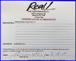 Keith Richards signed Album Rolling Stones Some Girls lp