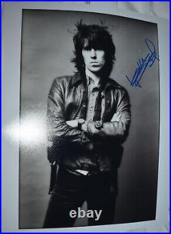 Keith Richards signed The Rolling Stones photo 11 x 14 with REAL Epperson COA