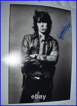 Keith Richards signed The Rolling Stones photo 11 x 14 with REAL Epperson COA Keith Richards signed The Rolling Stones photo 11 x 14 with REAL Epperson COA