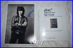 Keith Richards signed The Rolling Stones photo 11 x 14 with REAL Epperson COA