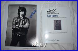 Keith Richards signed The Rolling Stones photo 11 x 14 with REAL Epperson COA Keith Richards signed The Rolling Stones photo 11 x 14 with REAL Epperson COA