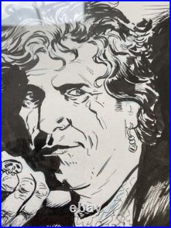 Keith richards Rolling Stones Original art signed picture Framed 11.5 X 15