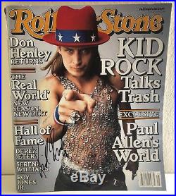 Kid Rock Signed Autograph Rolling Stone Magazine Rare Signature Sexy Shirtless
