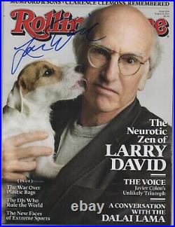 LARRY DAVID signed ROLLING STONE mag AUTOGRAPH auto EXACT PROOF Seinfeld Curb