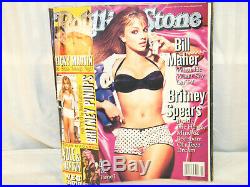 LOT of 5 BRITNEY SPEARS ROLLING STONE MAGAZINE 99 MTV VMA AUTOGRAPH APRIL 1999