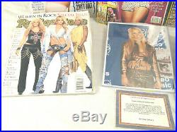 LOT of 5 BRITNEY SPEARS ROLLING STONE MAGAZINE 99 MTV VMA AUTOGRAPH APRIL 1999
