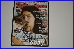 Lana Del Rey Autographed Rolling Stone Magazine 3x5 Collector Card with JSA COA