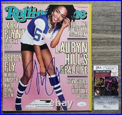 Lauryn Hill Signed Rolling Stone Magazine 2/18/99 The Fugees Hip Hop LEGEND JSA