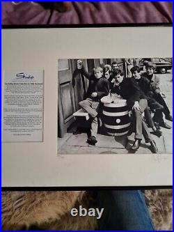 Limited Edition Signed Philip Townsend b/w Photo of the Rolling Stones in 1963