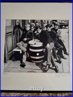 Limited Edition Signed Philip Townsend b/w Photo of the Rolling Stones in 1963