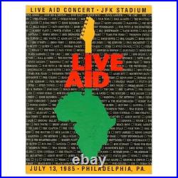 Live Aid 1985 Philadelphia Programme Signed By Led Zeppelin Rolling Stones (USA) Live Aid 1985 Philadelphia Programme Signed By Led Zeppelin Rolling Stones (USA)