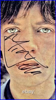 MICK JAGGER AUTHENTIC GENUINE HAND SIGNED 10 x8 PHOTO UACC RACC DEALER IN PERSON