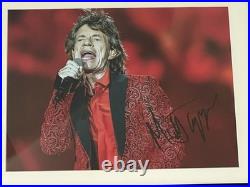 MICK JAGGER Autographed signed 8 X 11.5 Fully Framed Photo Rolling Stones