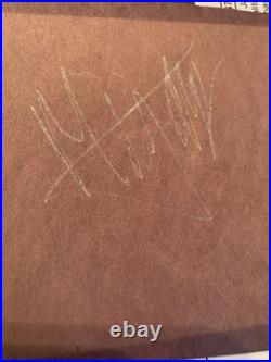 MICK JAGGER HAND SIGNED 4x6 CUT SIGNATURE ROLLING STONES SINGER JSA LOA