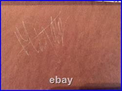 MICK JAGGER HAND SIGNED 4x6 CUT SIGNATURE ROLLING STONES SINGER JSA LOA