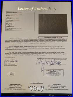 MICK JAGGER HAND SIGNED 4x6 CUT SIGNATURE ROLLING STONES SINGER JSA LOA