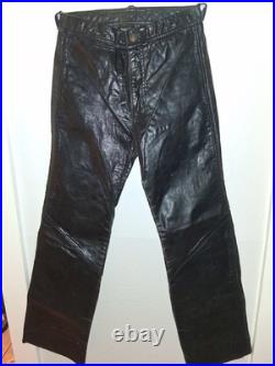 MICK JAGGER Owned And Stage Worn Leather Pants Signed COA Rolling Stones