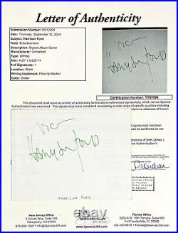 MICK JAGGER Signed Autographed 1970s ALBUM PAGE ROLLING STONES JSA CERTIFIED LOA