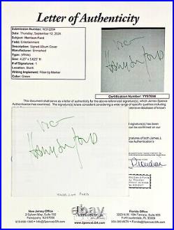 MICK JAGGER Signed Autographed 1970s ALBUM PAGE ROLLING STONES JSA CERTIFIED LOA