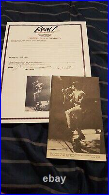 MICK JAGGER THE ROLLING STONES signed autograph REAL EPPERSON COA