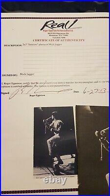 MICK JAGGER THE ROLLING STONES signed autograph REAL EPPERSON COA