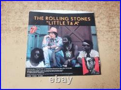 MICK JAGGER autographed 1980s vg++ Rolling Stones Waiting On A Friend sleeve 45
