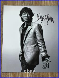 MICK JAGGER autographed 8x10 photo, signed, authentic, Rolling Stones, COA