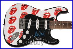 MICK TAYLOR SIGNED AUTOGRAPH CUSTOM FENDER GUITAR THE ROLLING STONES With JSA COA