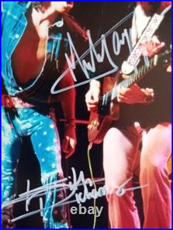 MICK and KEITH ROLLING STONES Genuine signed 10X8 PHOTO THE GLIMMER TWINS COA