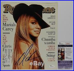 Mariah Carey Rolling Stone Cover JSA PSA Autograph Signed Cover Only