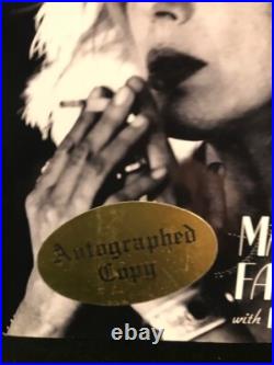 Marianne Faithfull Signed An Autobiography Hc Book 1st Edition Rolling Stones