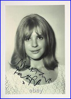 Marianne Faithfull Signed Autograph Promo Photo (Rolling Stones)