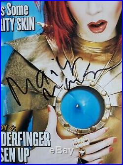 Marilyn Manson Signed Autographed Poster Rolling Stone Cover 1998 EXTREMELY RARE