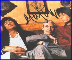 Mick Jagger Autograph COA Authentic Color Photo 8X10 Rolling Stones MINT