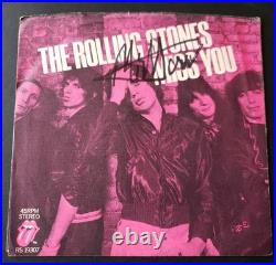 Mick Jagger Autographed 1970 Rolling Stones Miss You Record Single Signed
