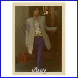 Mick Jagger Autographed Olympic Studios London 1968 Colour Snapshot Photo (UK)