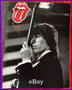 Mick Jagger & Bill Wyman Rolling Stones Hand Signed Photos Autographs