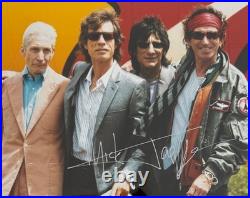 Mick Jagger, Famous Rolling Stones Singer Hand Signed Framed 30x25cm Photo & COA