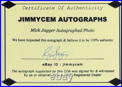 Mick Jagger, Famous Rolling Stones Singer Hand Signed Framed 30x25cm Photo & COA