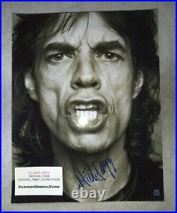 Mick Jagger Hand Signed Autograph 11x14 Photo COA The Rolling Stones